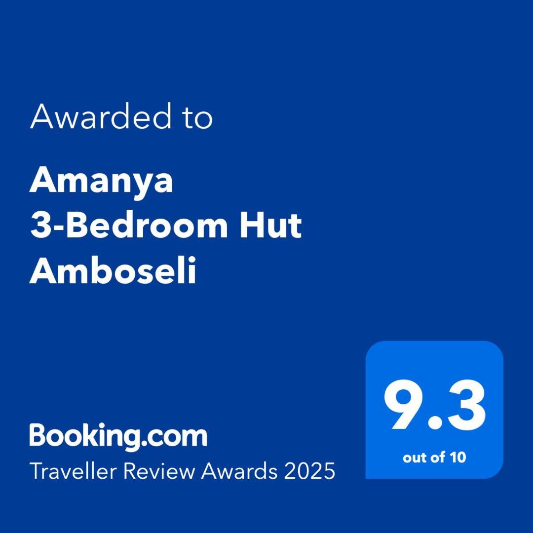 Amanya 3-Bedroom Hut 암보셀리 외부 사진